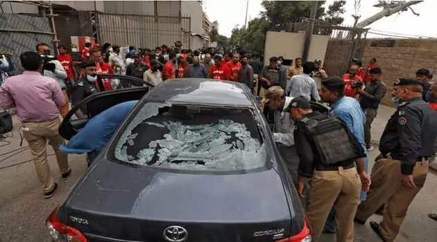 Pakistan Stock Exchange Attack Karachi