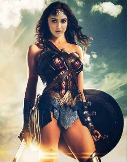 Kiara Advani Sexy Pic as wonder woman